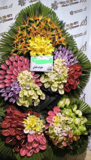 تاج گل نمایشگاهی افتتاحیه و ترحیم D9