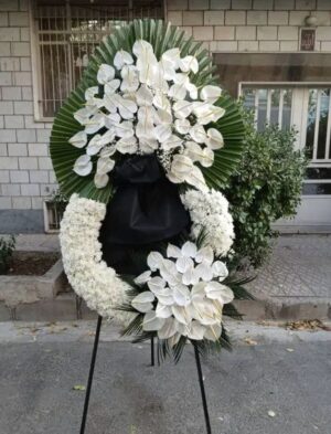 تاج گل ختم ترحیم کد C90